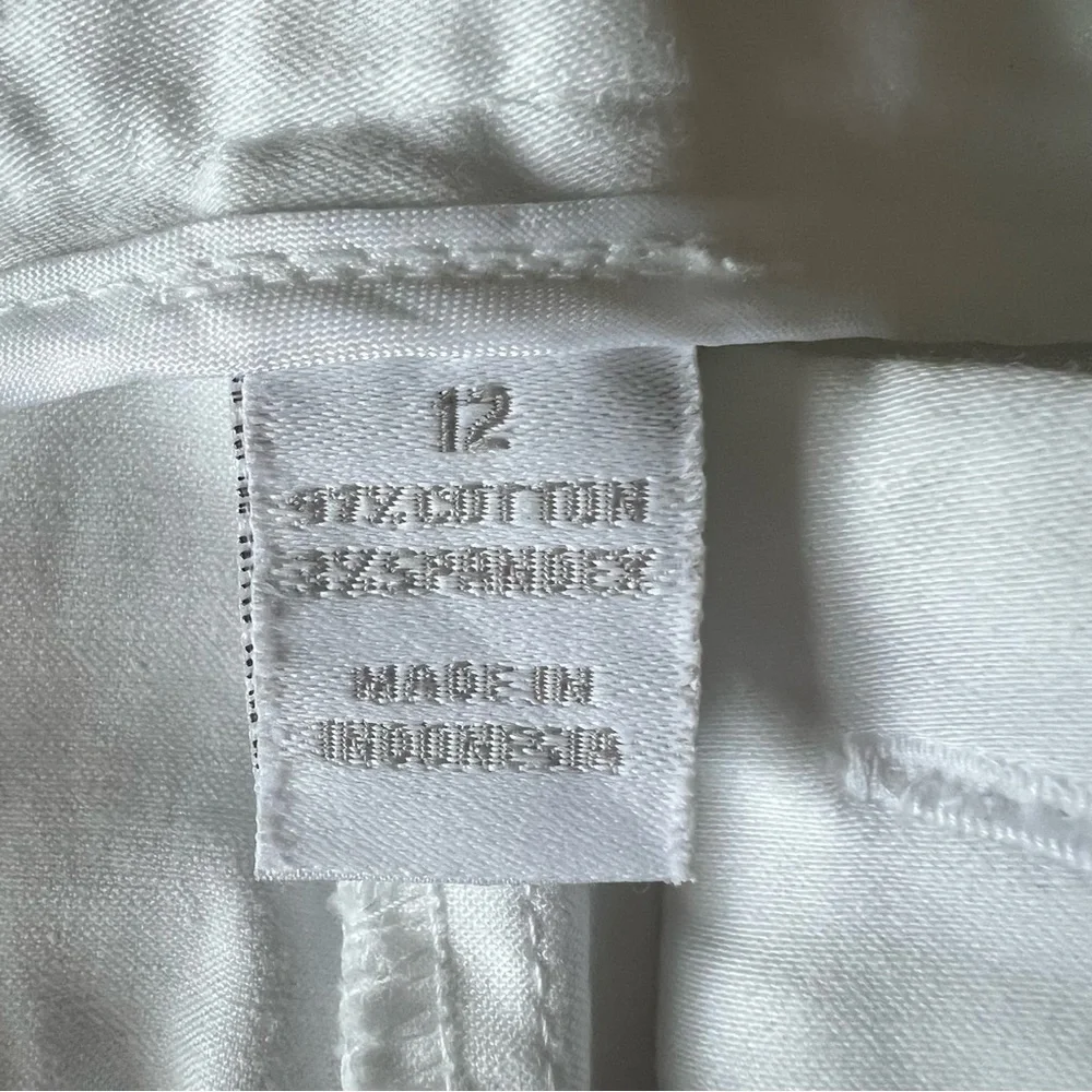 Charter Club White Classic Straight Leg pants - Picture 4 of 7